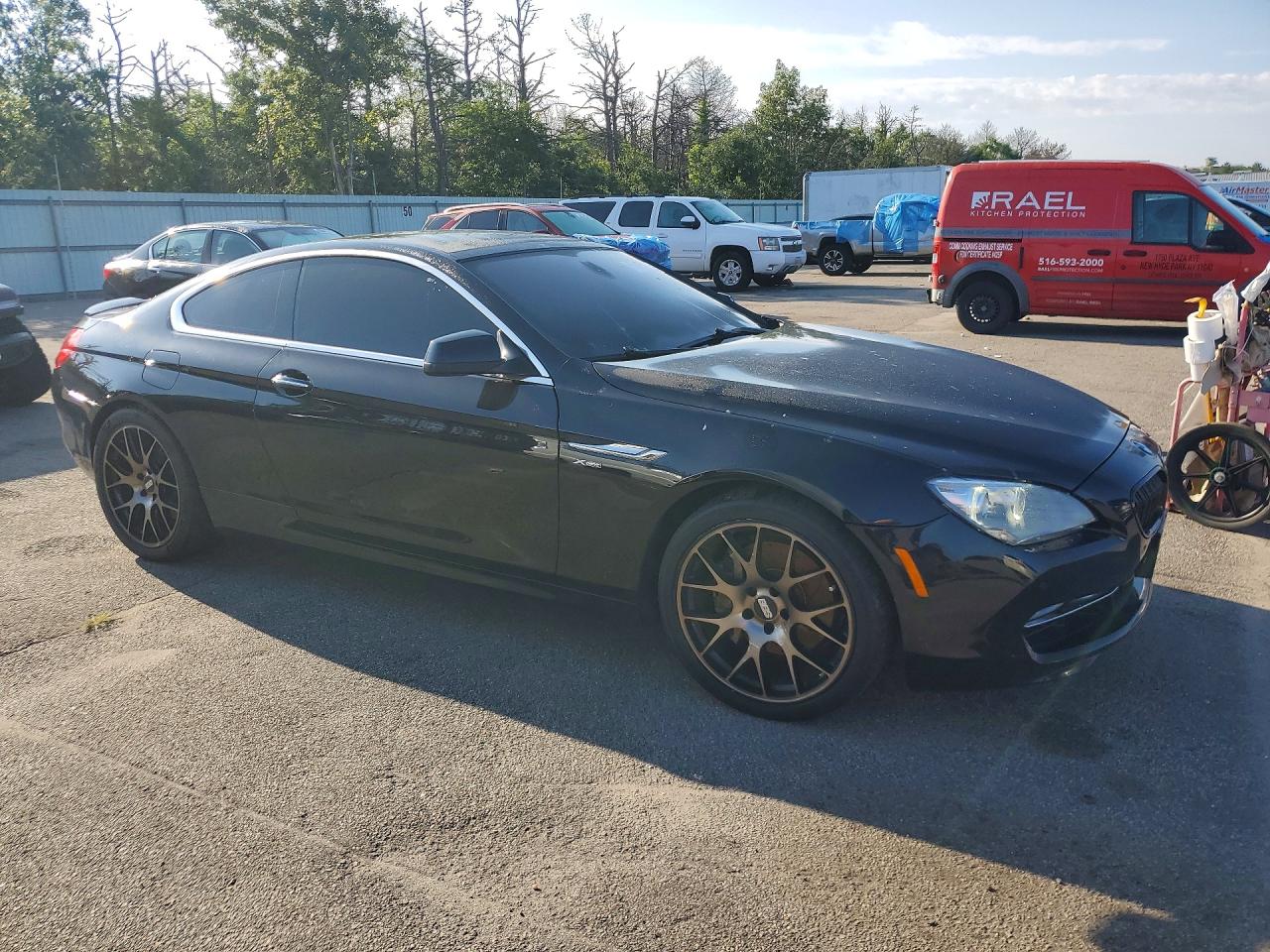2012 Bmw 650 Xi Black vin: WBALX5C51CC894104