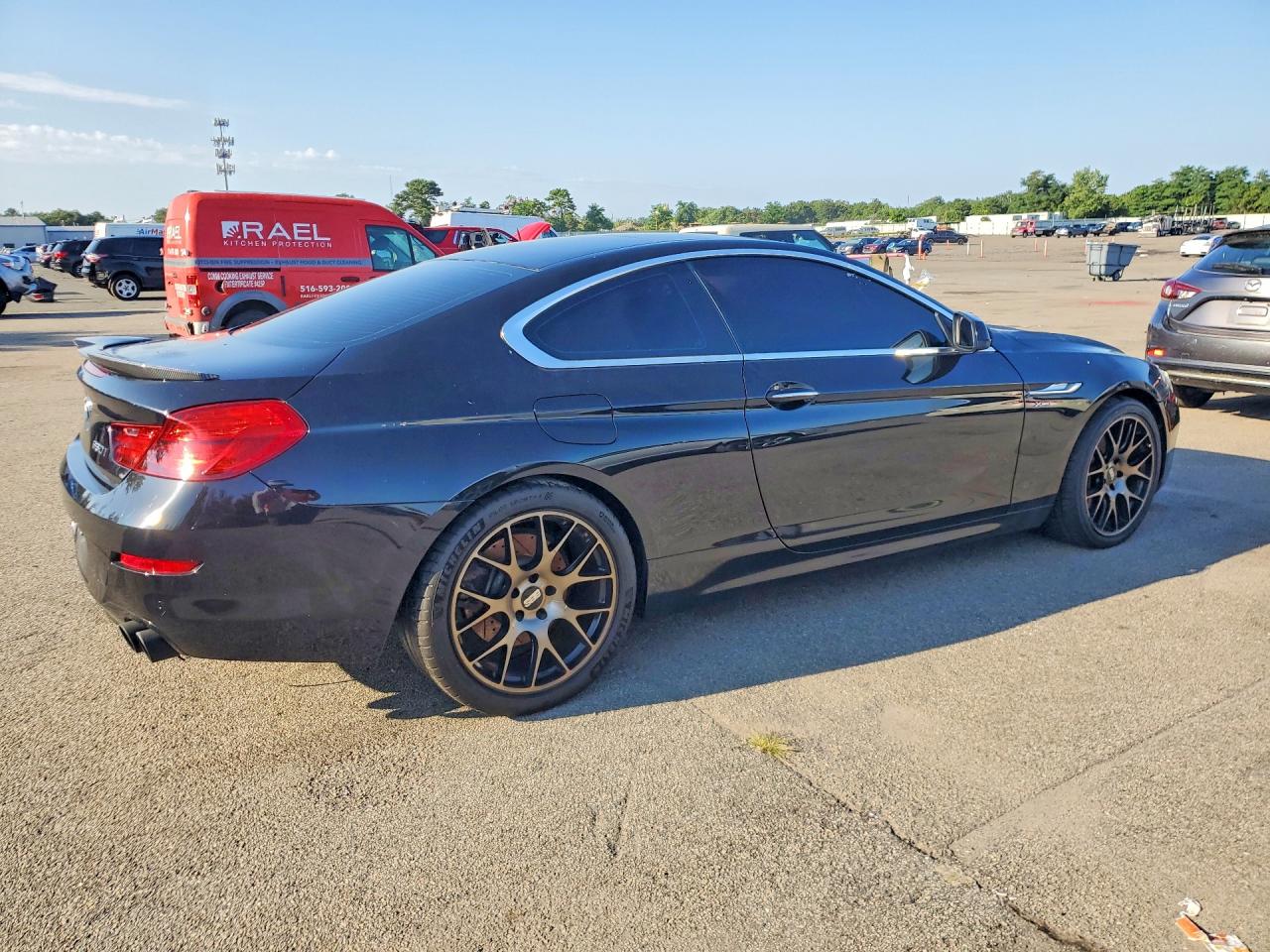 2012 Bmw 650 Xi Black vin: WBALX5C51CC894104