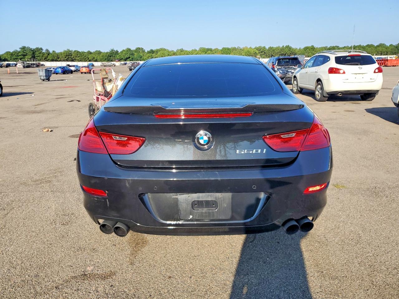 2012 Bmw 650 Xi Black vin: WBALX5C51CC894104