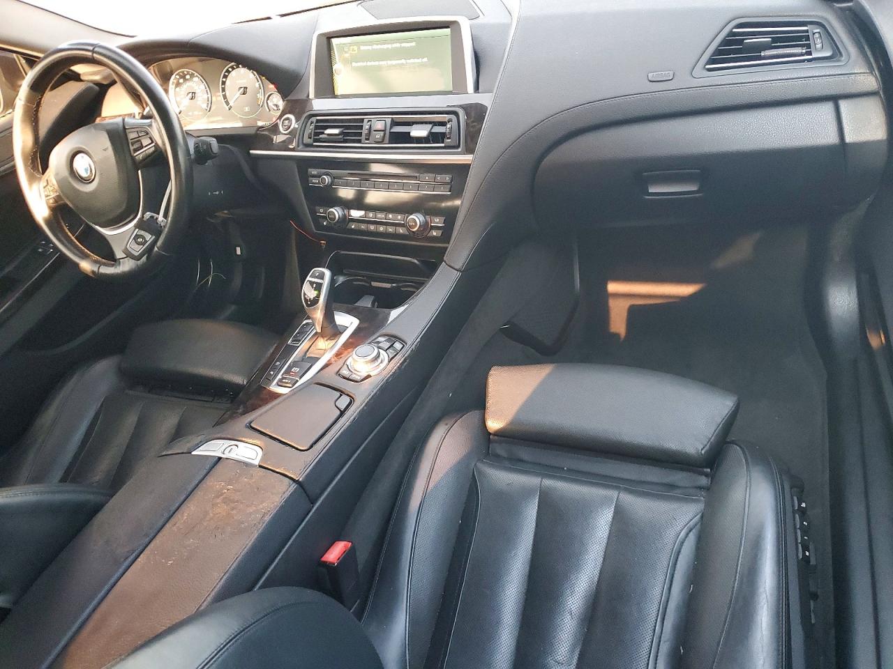 2012 Bmw 650 Xi Black vin: WBALX5C51CC894104