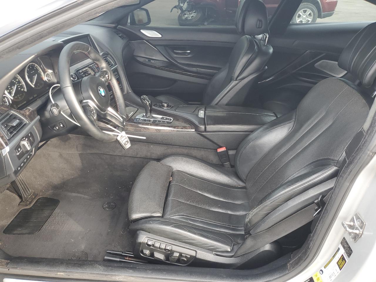 2012 Bmw 650 Xi Silver vin: WBALX5C55CC894168