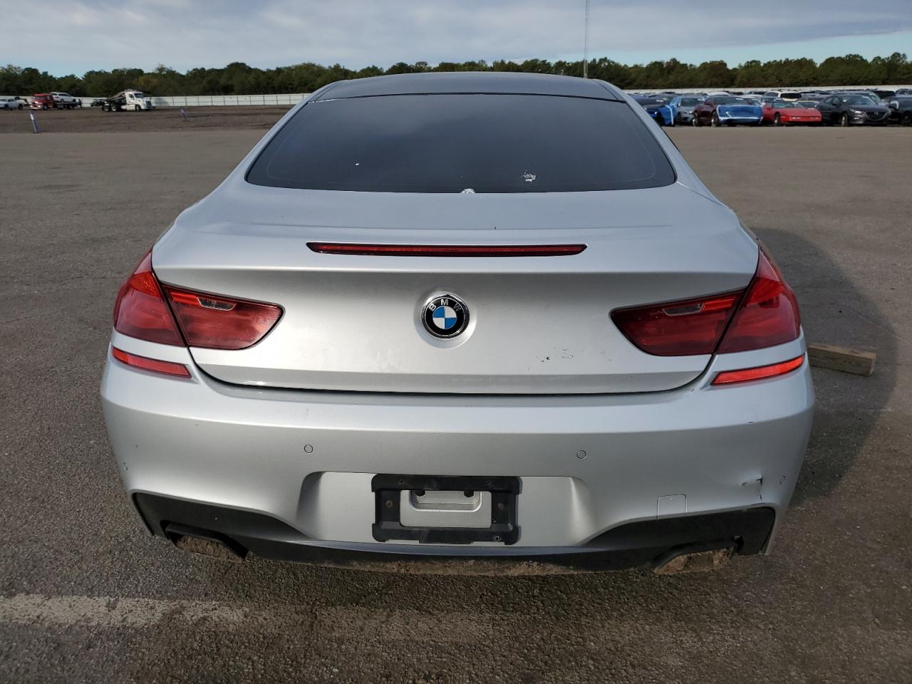 2012 Bmw 650 Xi Silver vin: WBALX5C55CC894168
