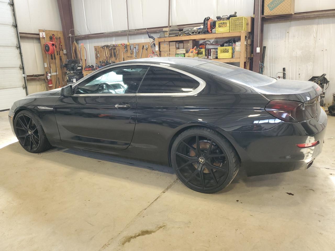 2012 Bmw 650 Xi Black vin: WBALX5C57CC894348