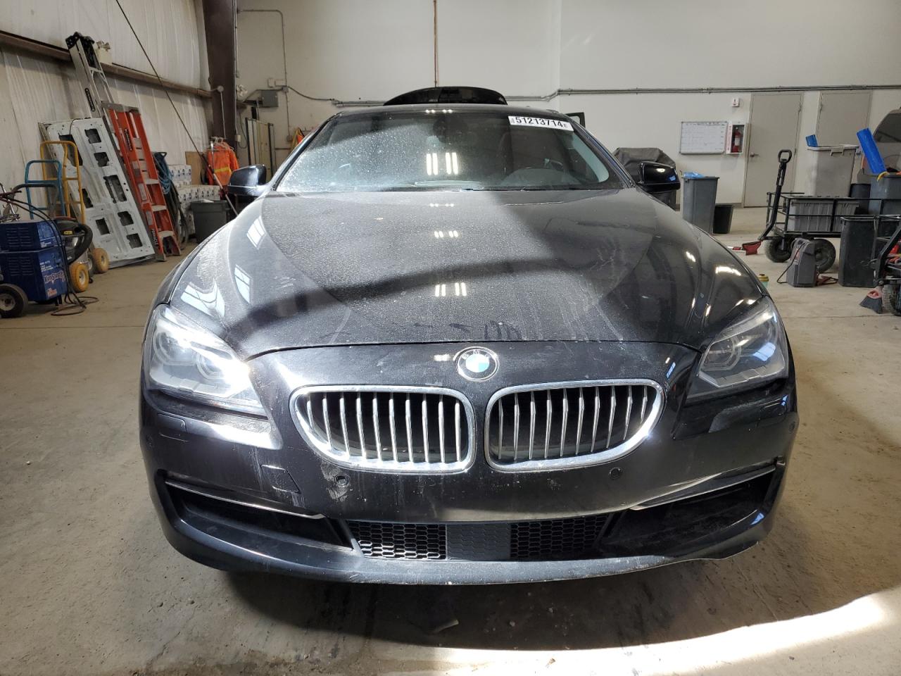2012 Bmw 650 Xi Black vin: WBALX5C57CC894348