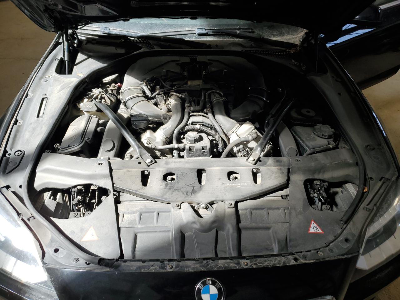 2012 Bmw 650 Xi Black vin: WBALX5C57CC894348
