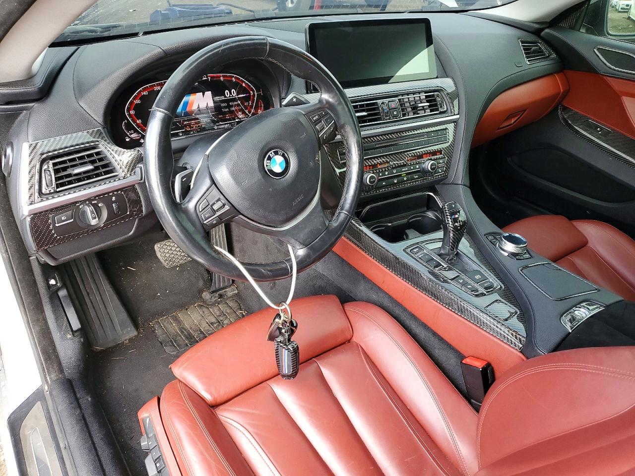 2012 Bmw 650 Xi Silver vin: WBALX5C58CC894102