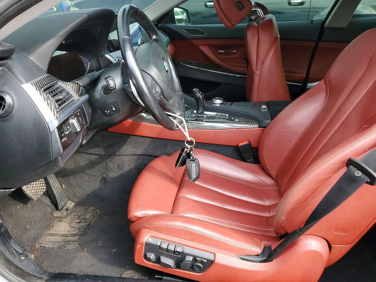 2012 Bmw 650 Xi Silver vin: WBALX5C58CC894102