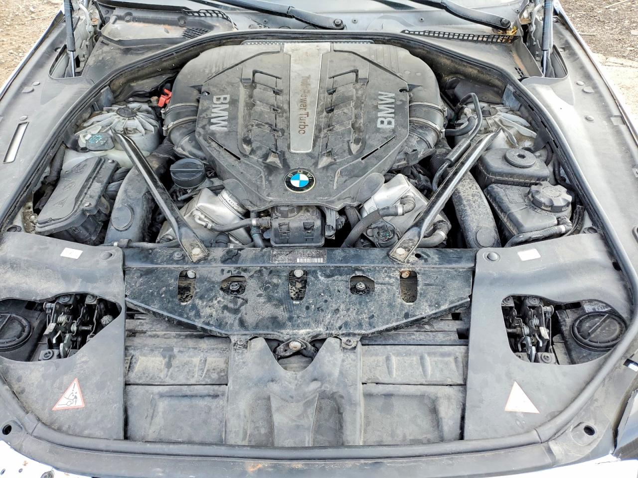 2012 Bmw 650 Xi Silver vin: WBALX5C58CC894102