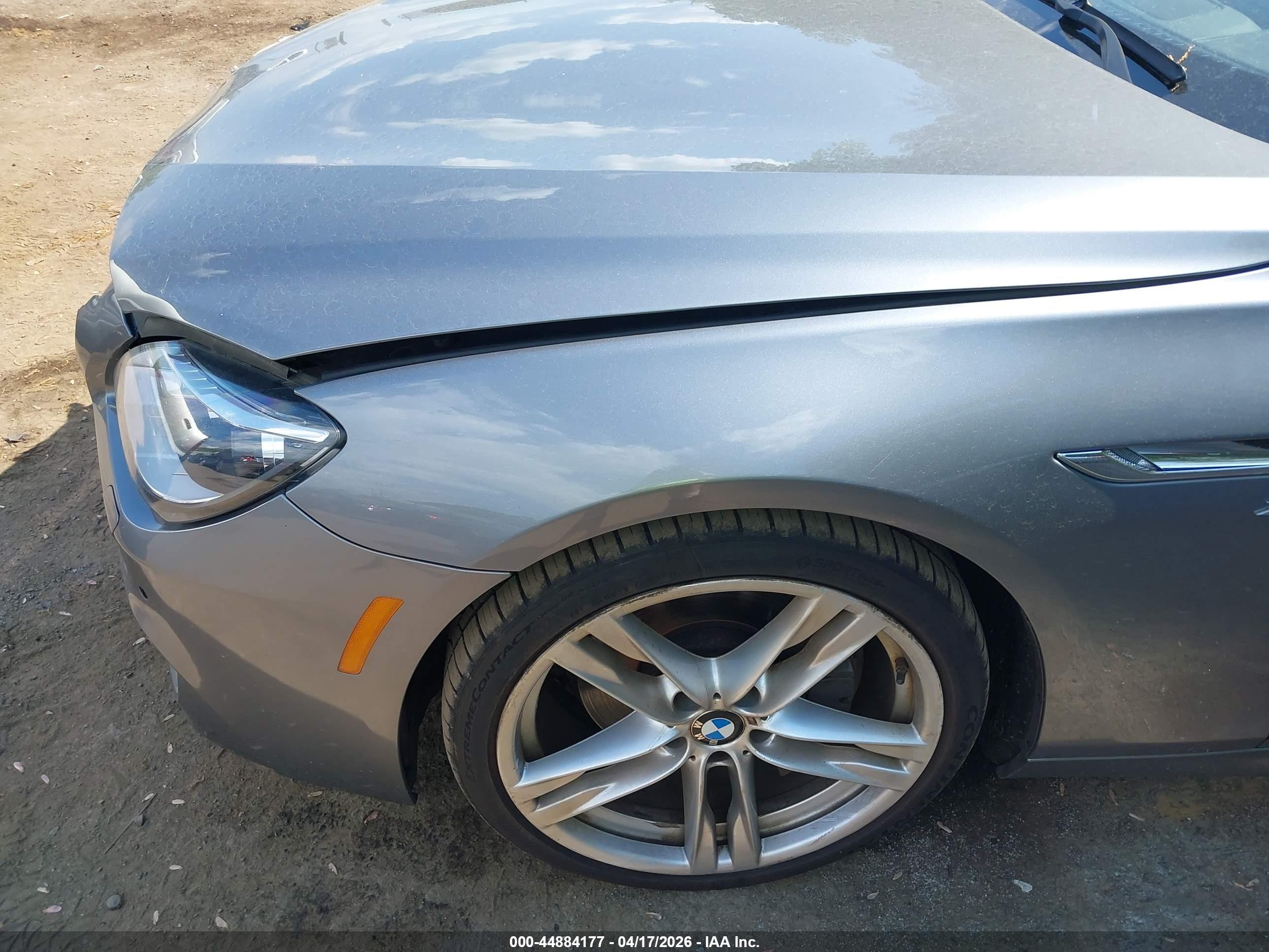 2012 Bmw 650i Xdrive Gray vin: WBALX5C58CC894116