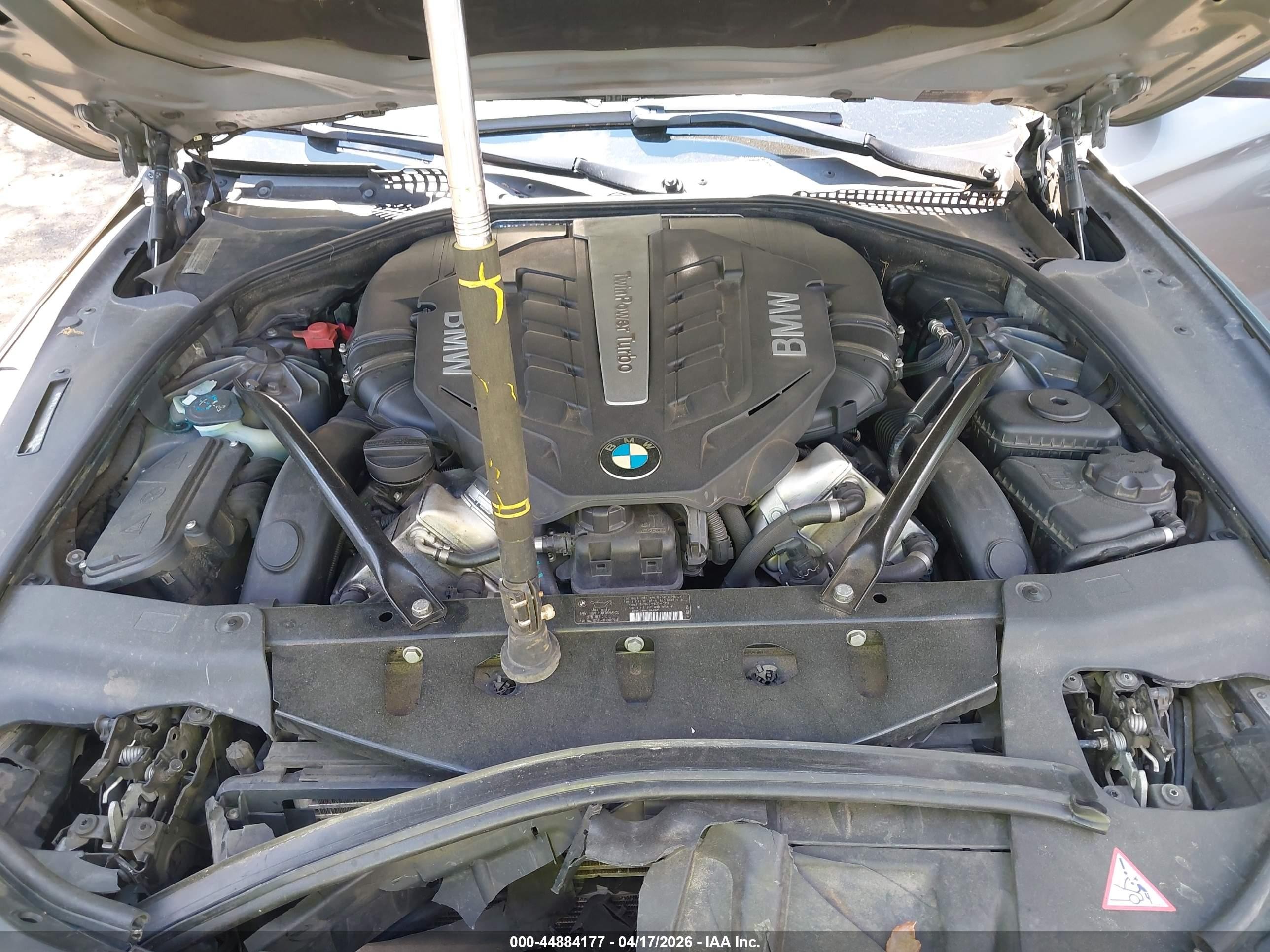 2012 Bmw 650i Xdrive Gray vin: WBALX5C58CC894116