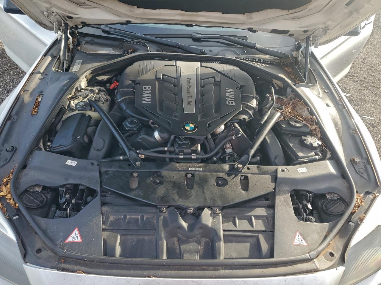 2012 Bmw 650 Xi White vin: WBALX5C59CC894531
