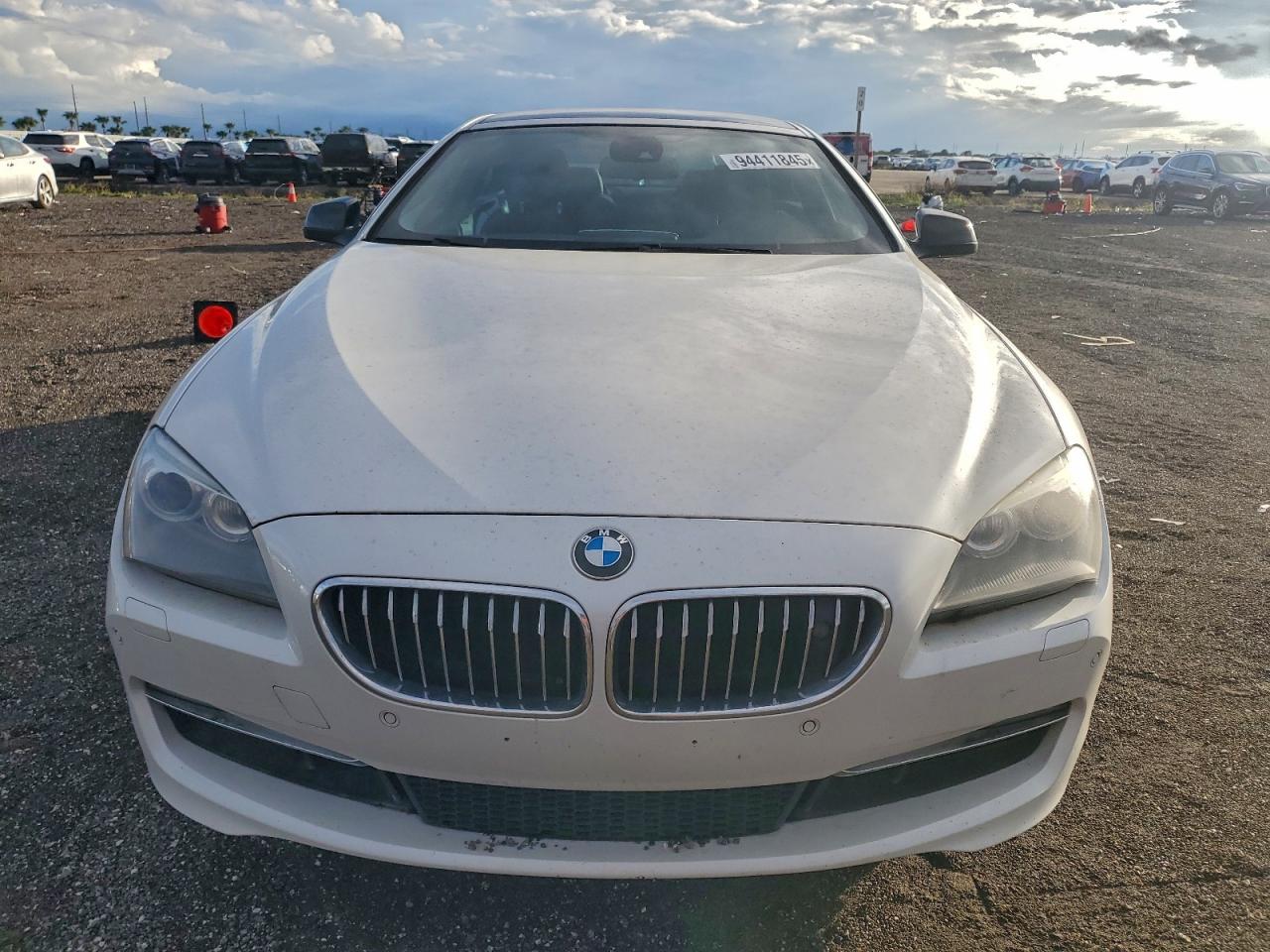 2012 Bmw 650 Xi White vin: WBALX5C59CC894531