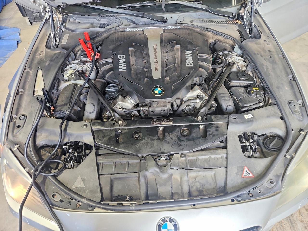 2012 Bmw 650 Xi Silver vin: WBALX5C5XCC893937