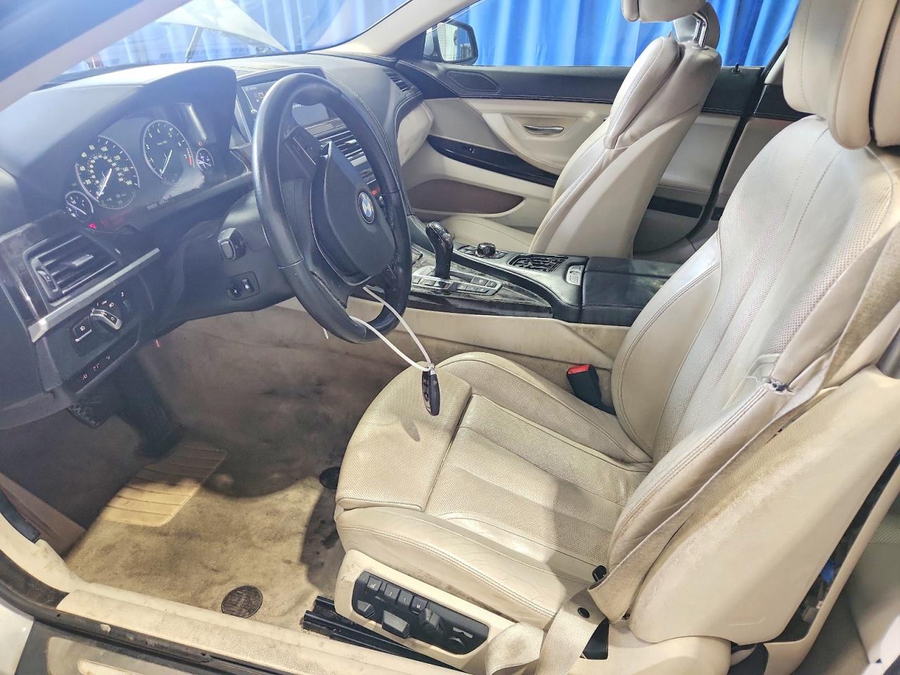 2012 Bmw 650 Xi Silver vin: WBALX5C5XCC893937