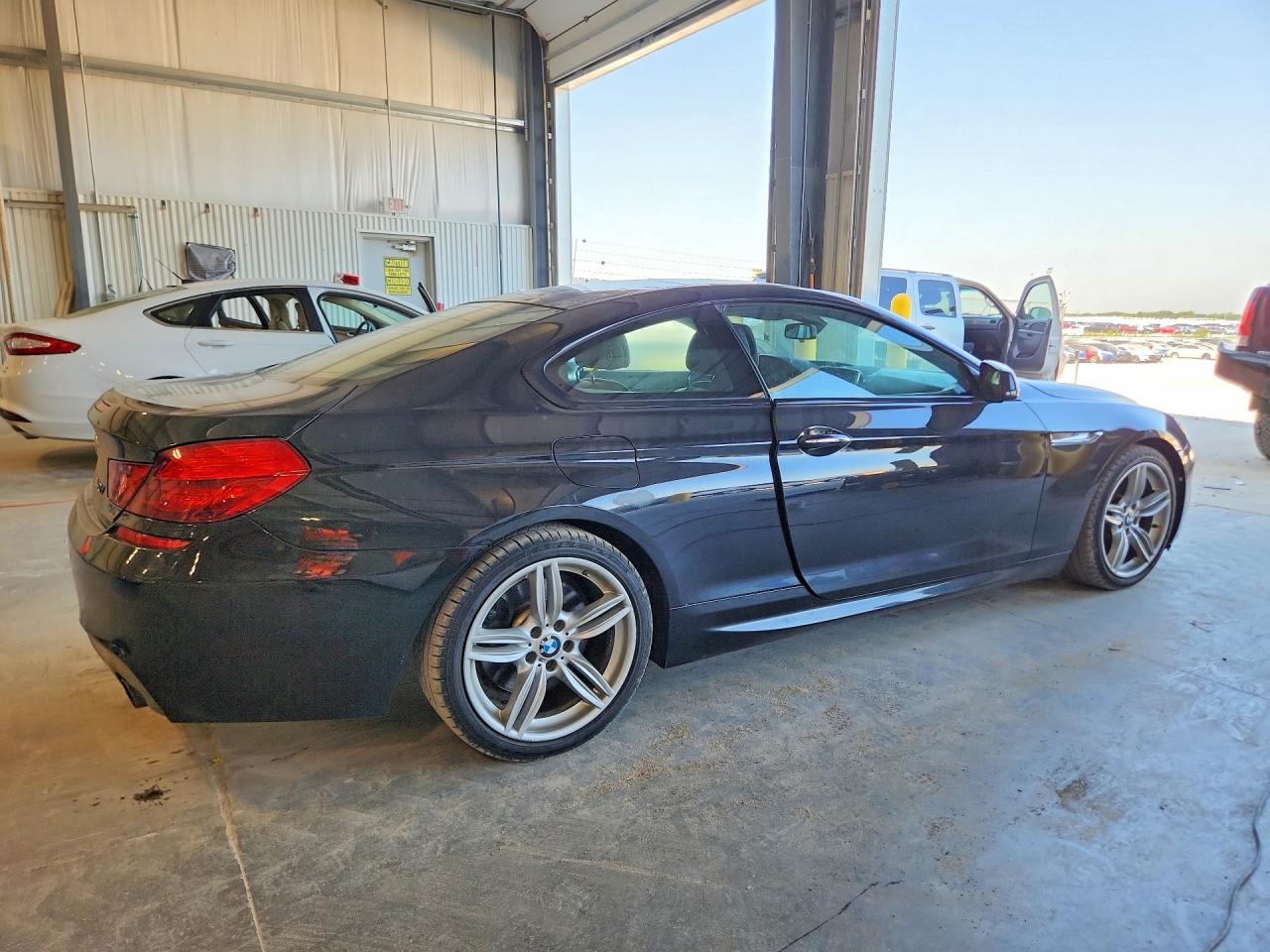2015 Bmw 640 Xi Black vin: WBALY1C51FDZ73552
