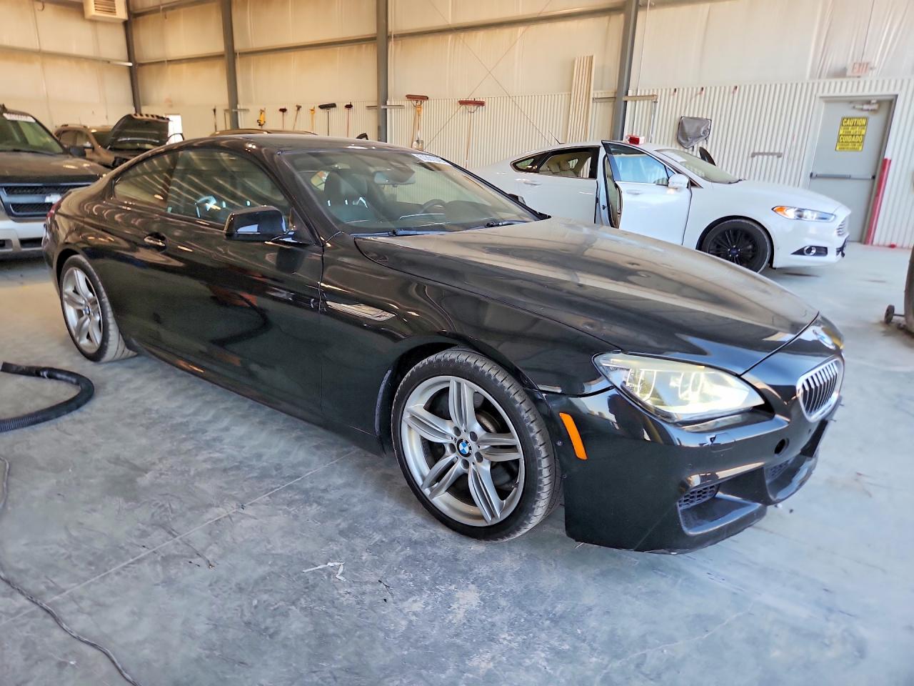 2015 Bmw 640 Xi Black vin: WBALY1C51FDZ73552
