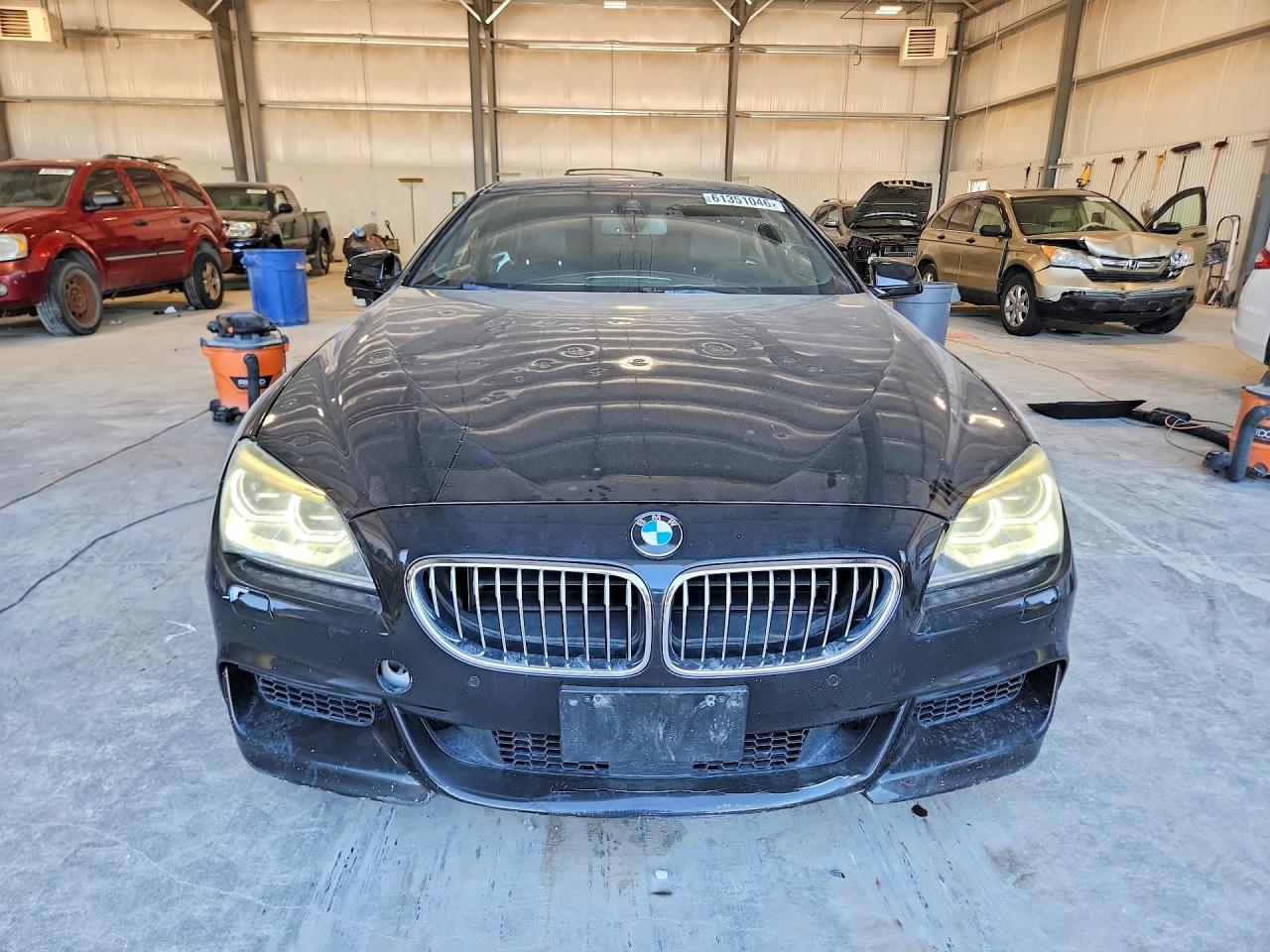 2015 Bmw 640 Xi Black vin: WBALY1C51FDZ73552