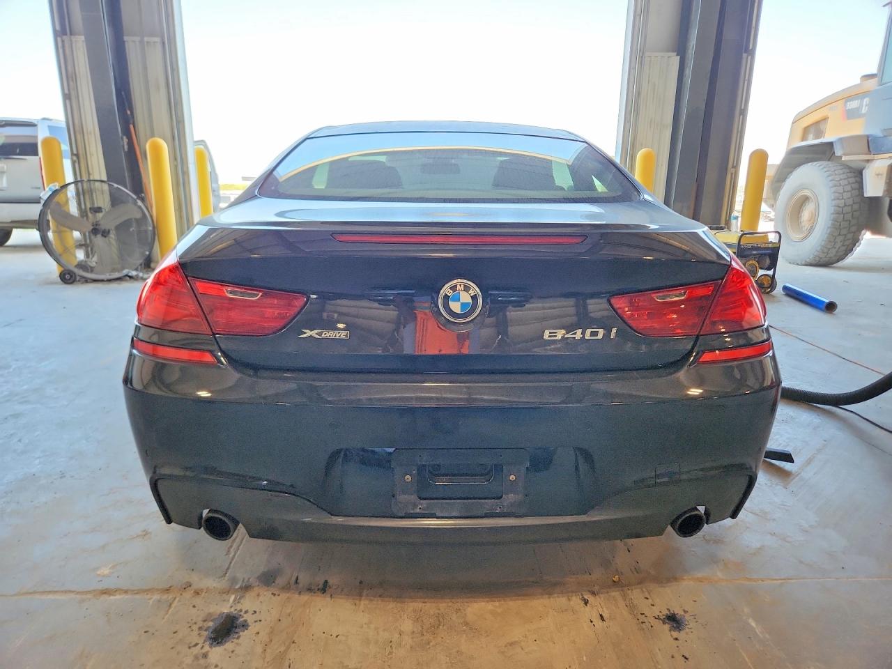 2015 Bmw 640 Xi Black vin: WBALY1C51FDZ73552