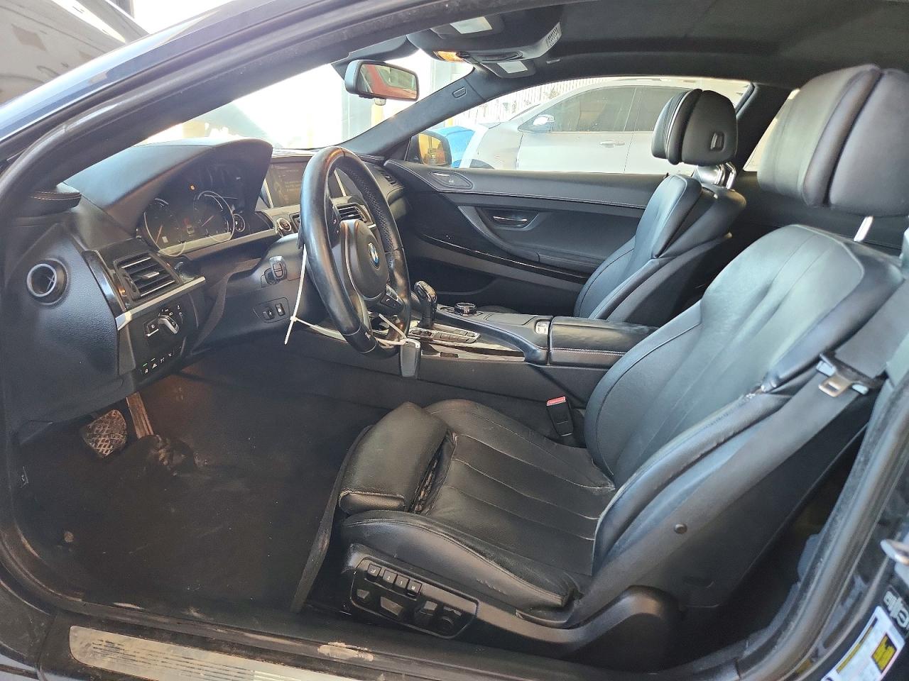 2015 Bmw 640 Xi Black vin: WBALY1C51FDZ73552