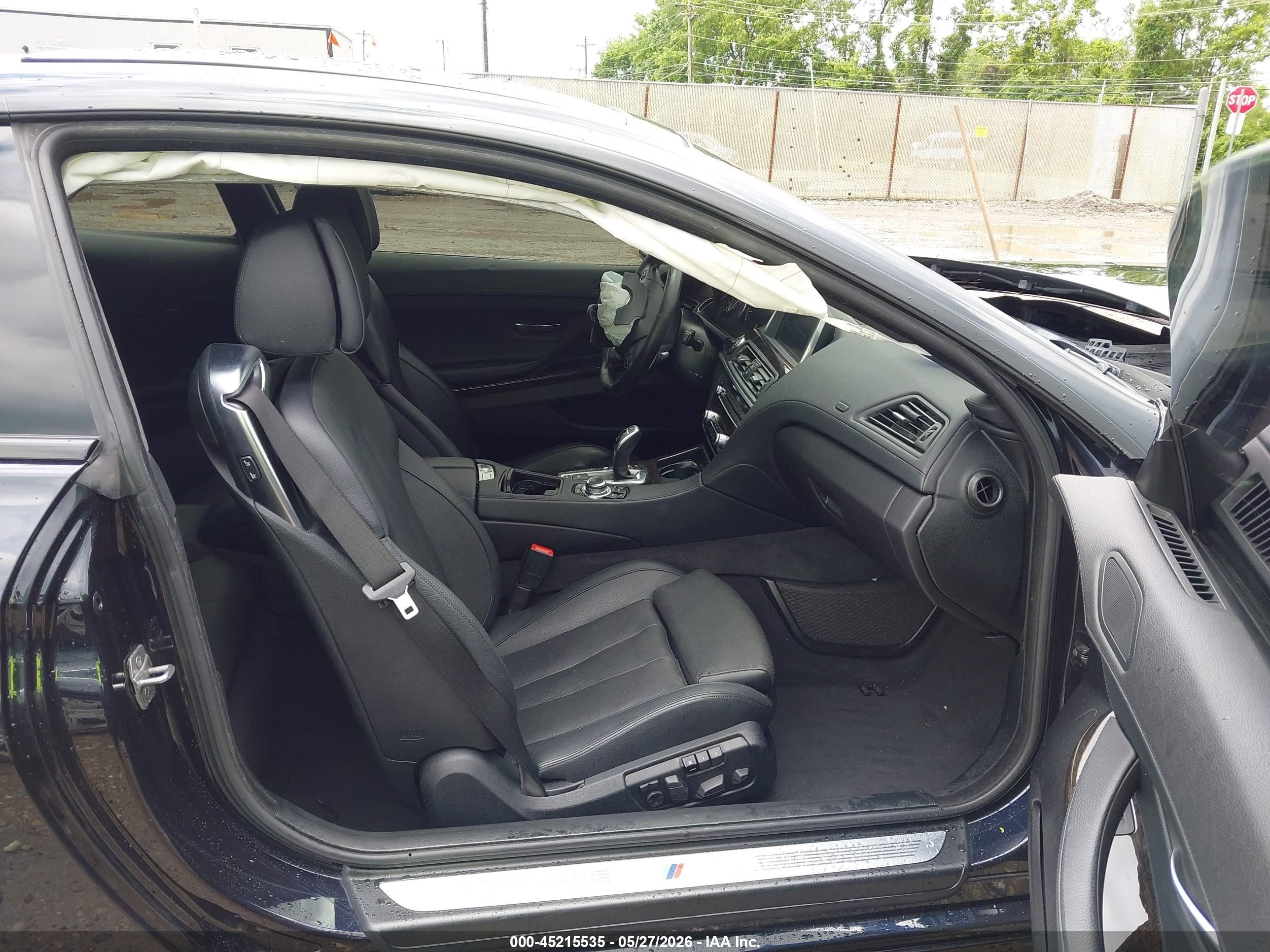 2014 Bmw 640i Xdrive Dark Blue vin: WBALY1C52EDZ73350