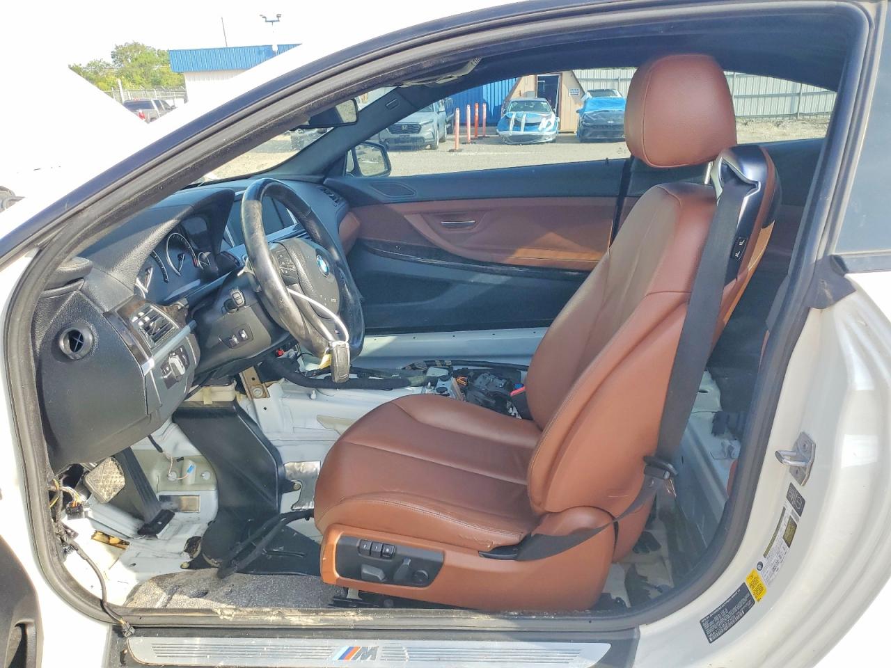 2014 Bmw 640 Xi Белый vin: WBALY1C5XEDZ73323