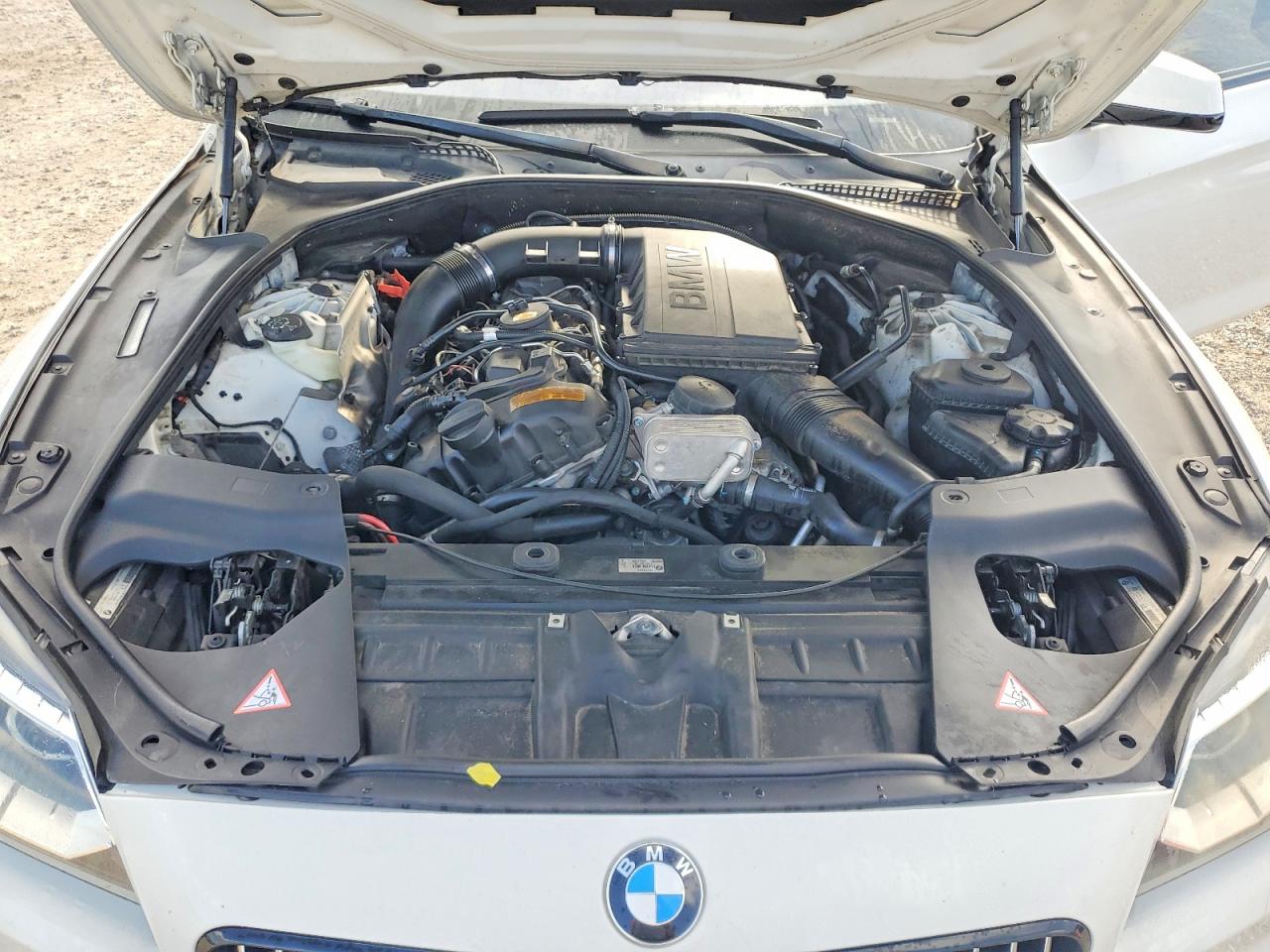 2014 Bmw 640 Xi Белый vin: WBALY1C5XEDZ73323