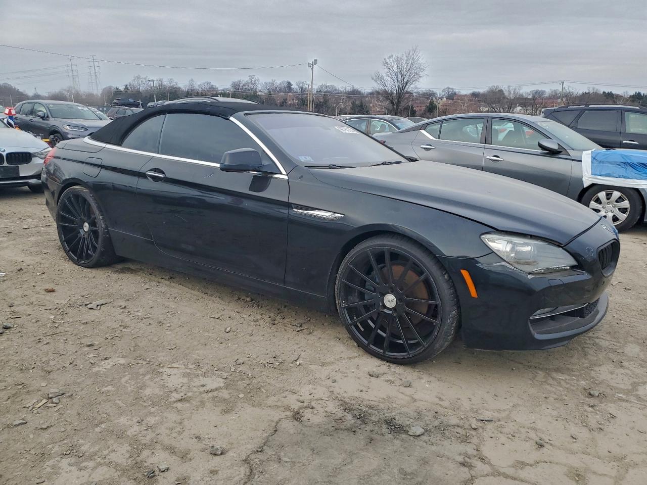 2012 Bmw 650 I Black vin: WBALZ3C50CDL72170