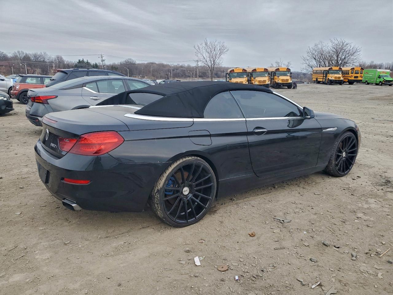 2012 Bmw 650 I Black vin: WBALZ3C50CDL72170