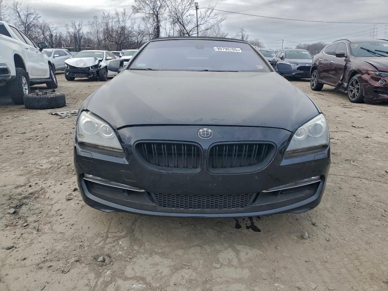 2012 Bmw 650 I Black vin: WBALZ3C50CDL72170