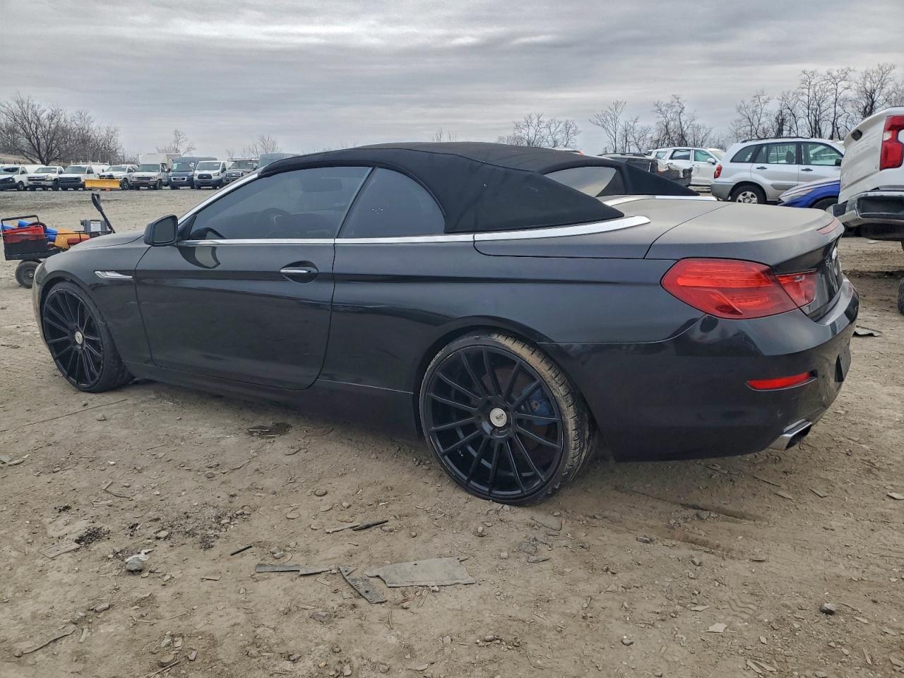 2012 Bmw 650 I Black vin: WBALZ3C50CDL72170