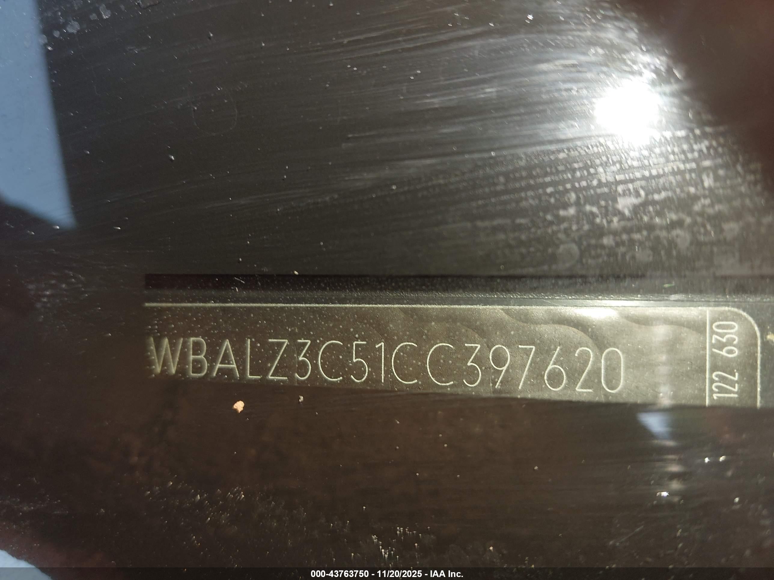 2012 Bmw 650i   Black vin: WBALZ3C51CC397620