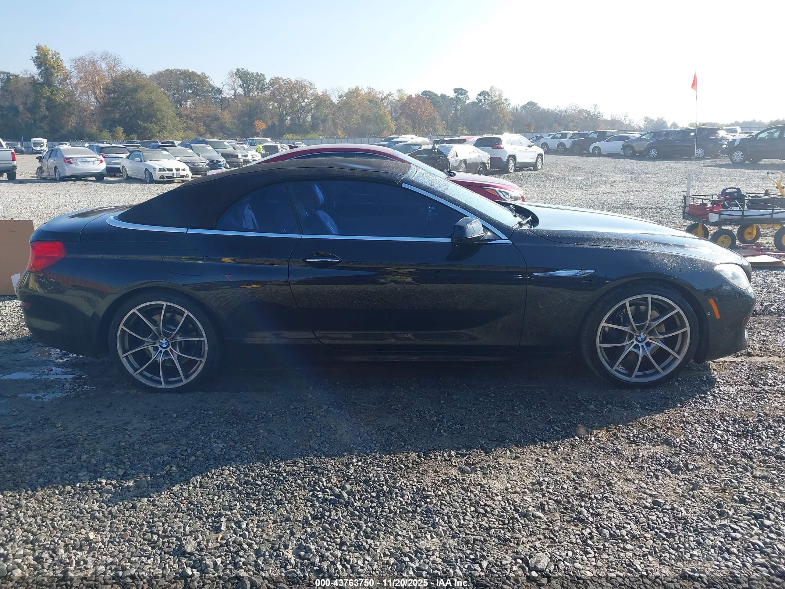 2012 Bmw 650i   Black vin: WBALZ3C51CC397620