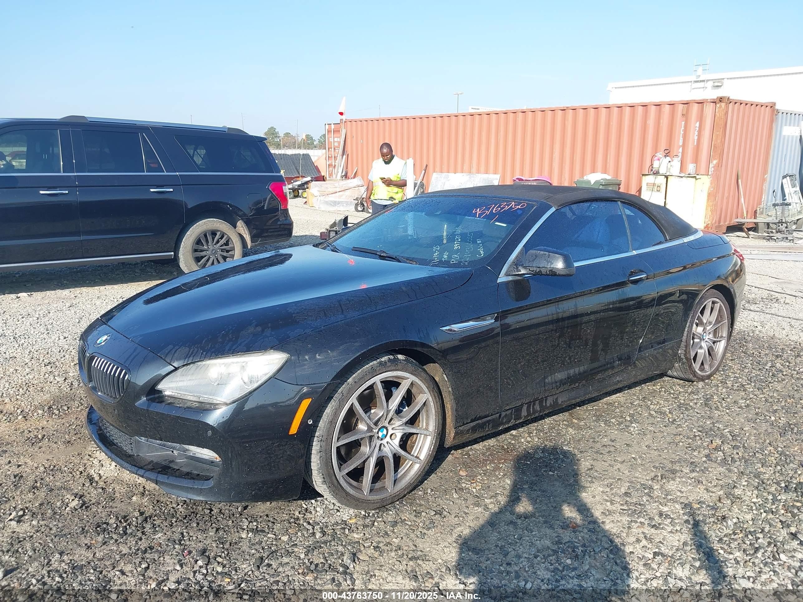2012 Bmw 650i   Black vin: WBALZ3C51CC397620