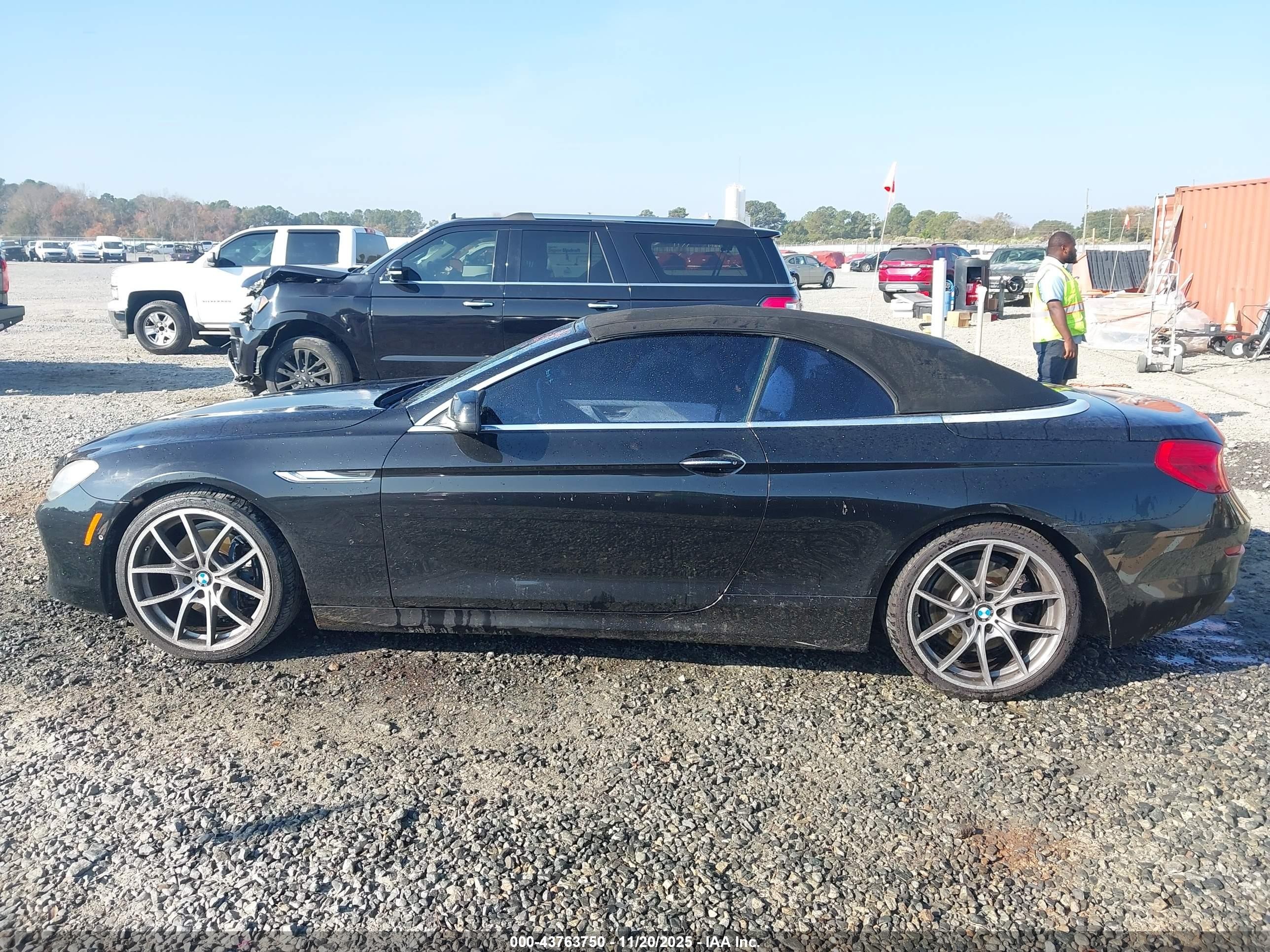 2012 Bmw 650i   Black vin: WBALZ3C51CC397620