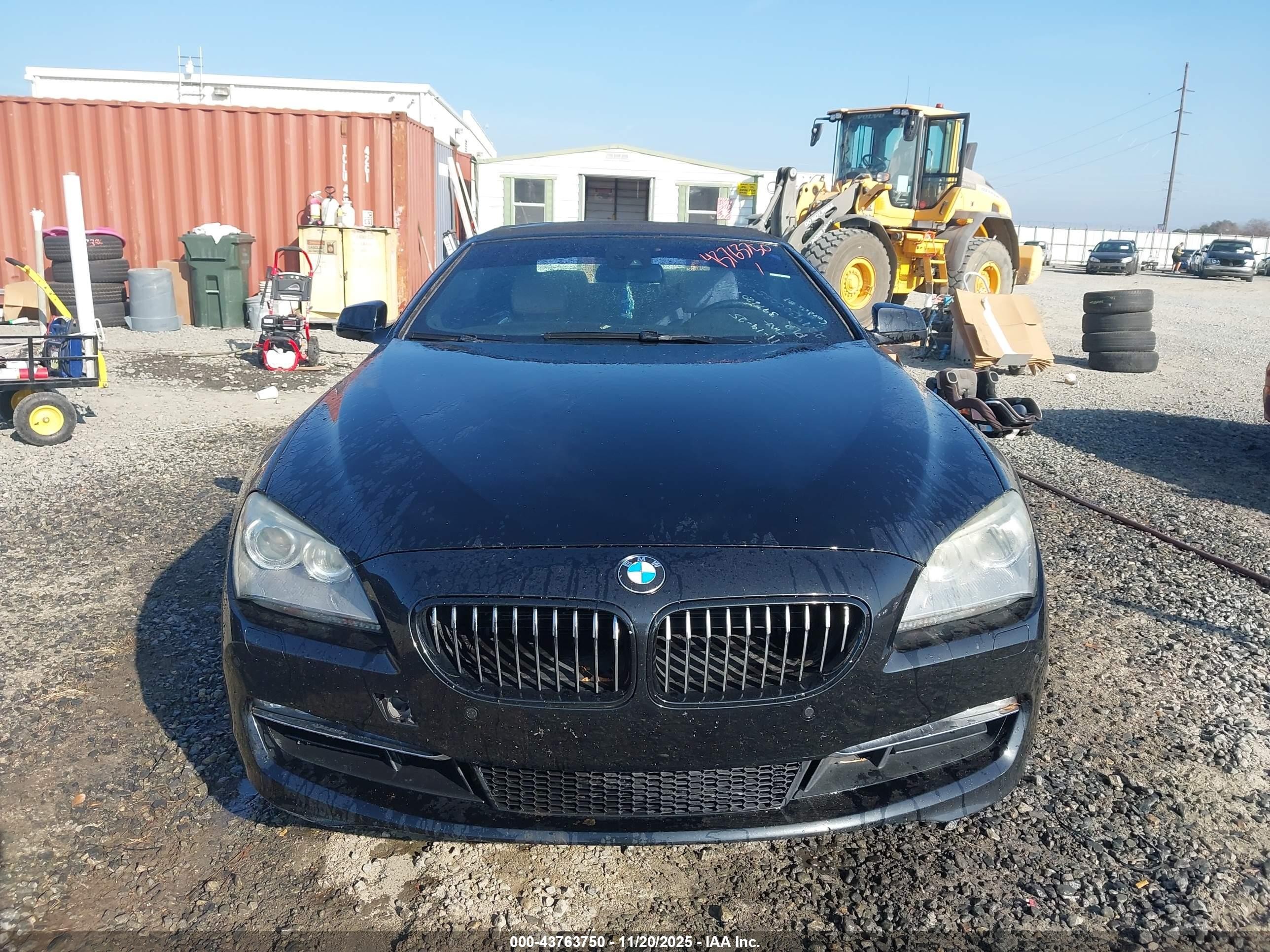 2012 Bmw 650i   Black vin: WBALZ3C51CC397620