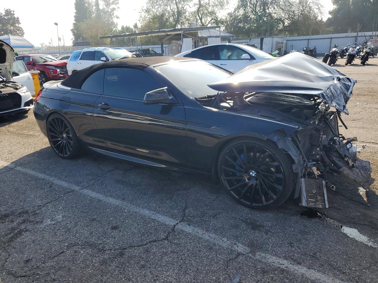 2012 Bmw 650 I Black vin: WBALZ3C51CDL70105