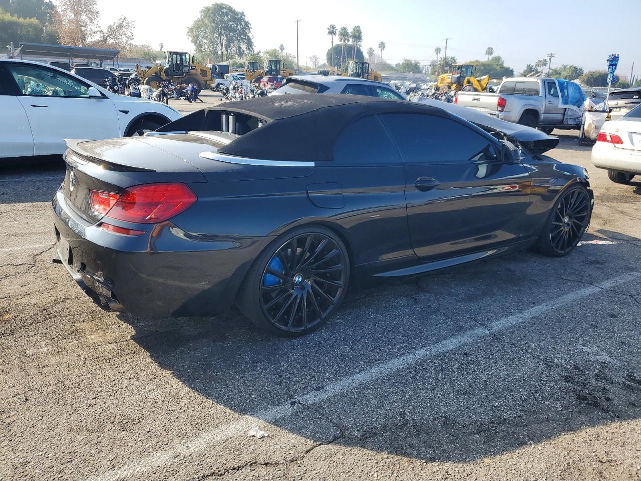 2012 Bmw 650 I Black vin: WBALZ3C51CDL70105