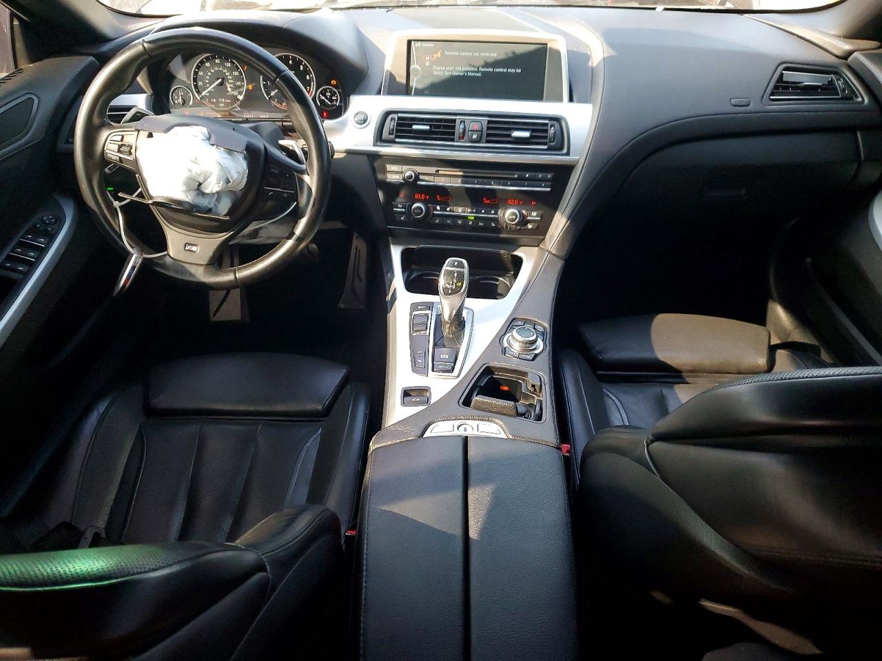 2012 Bmw 650 I Black vin: WBALZ3C51CDL70105