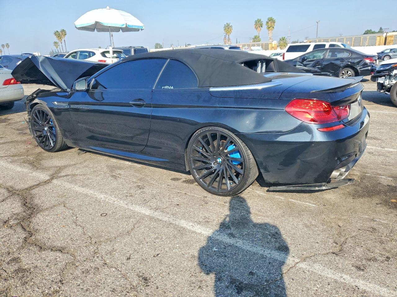 2012 Bmw 650 I Black vin: WBALZ3C51CDL70105