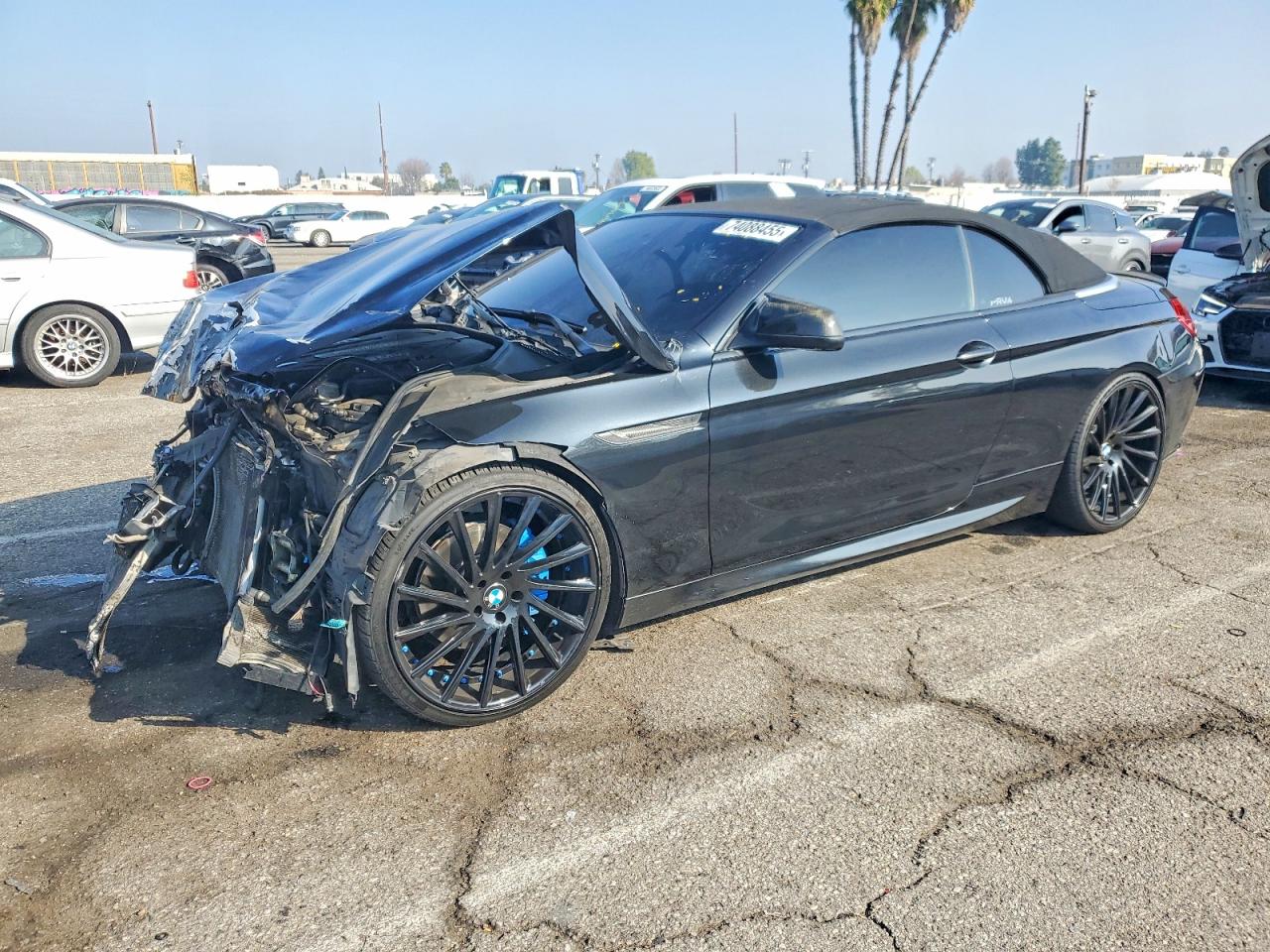 2012 Bmw 650 I Черный vin: WBALZ3C51CDL70105