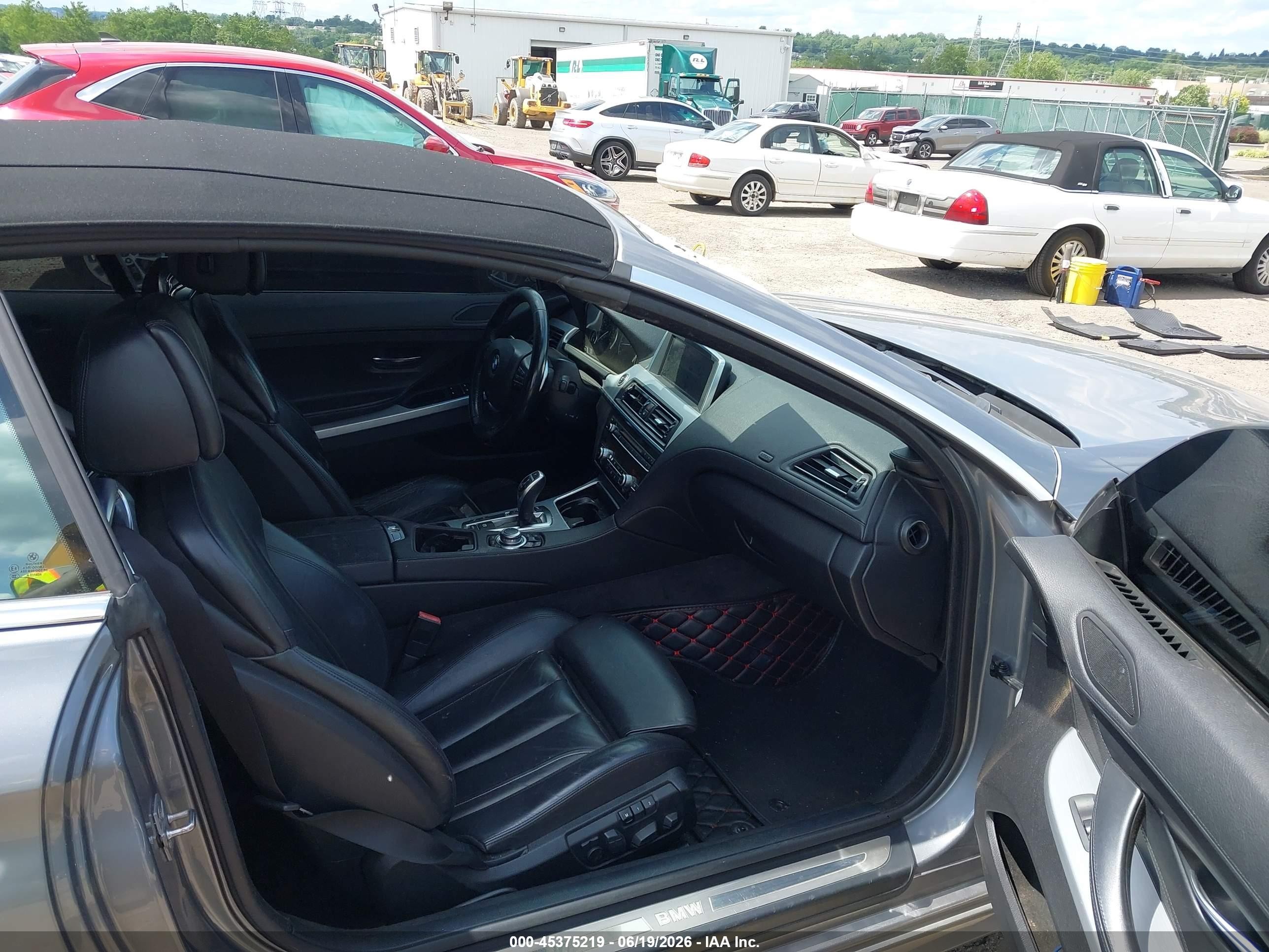 2012 Bmw 650i   Gray vin: WBALZ3C51CDL70475