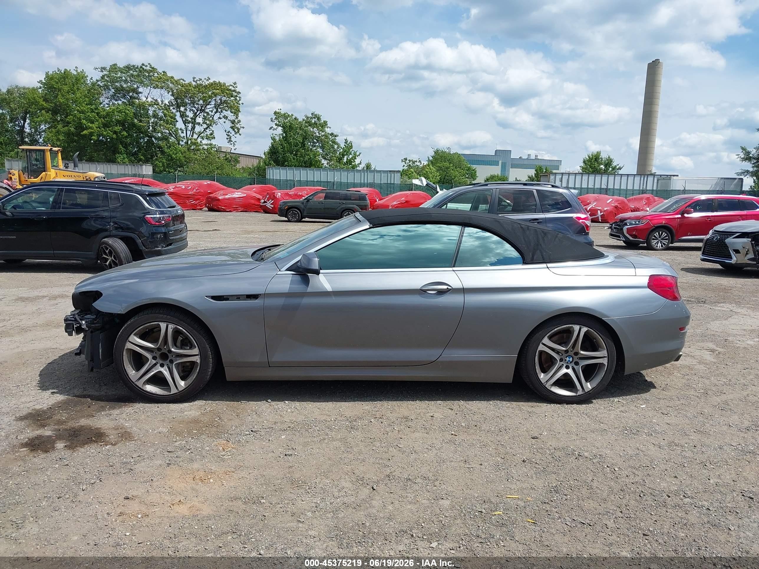 2012 Bmw 650i   Gray vin: WBALZ3C51CDL70475