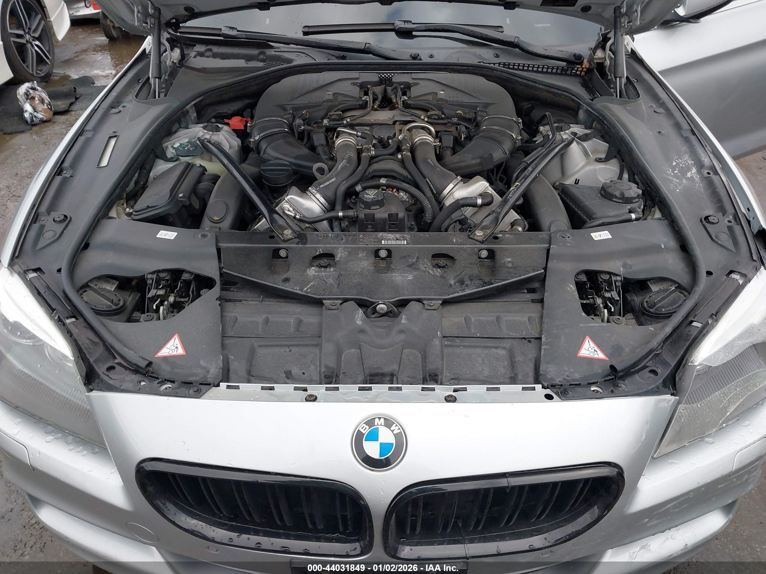 2012 Bmw 650i   Silver vin: WBALZ3C51CDL73358