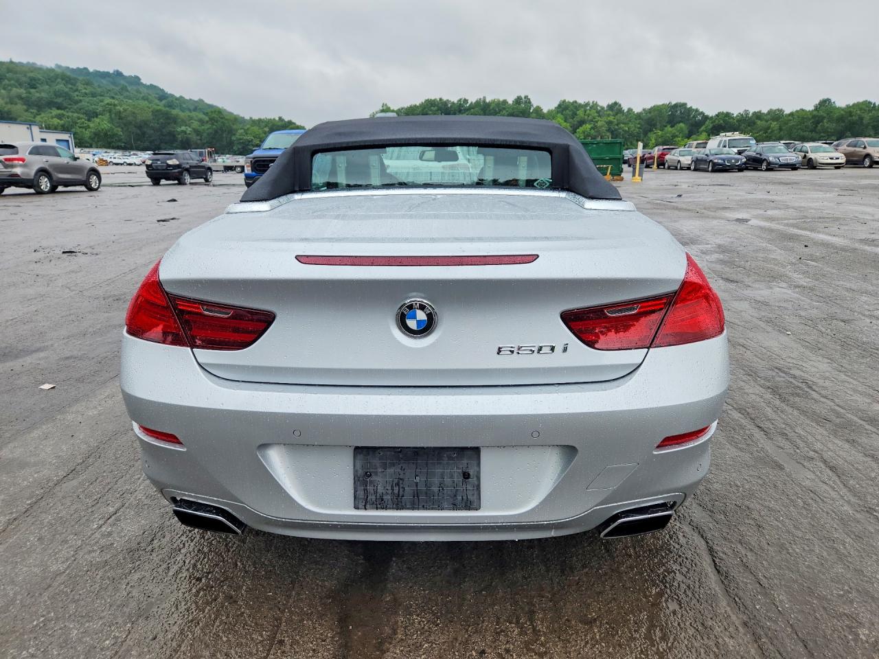 2012 Bmw 650 I Серебряный vin: WBALZ3C52CDL71991