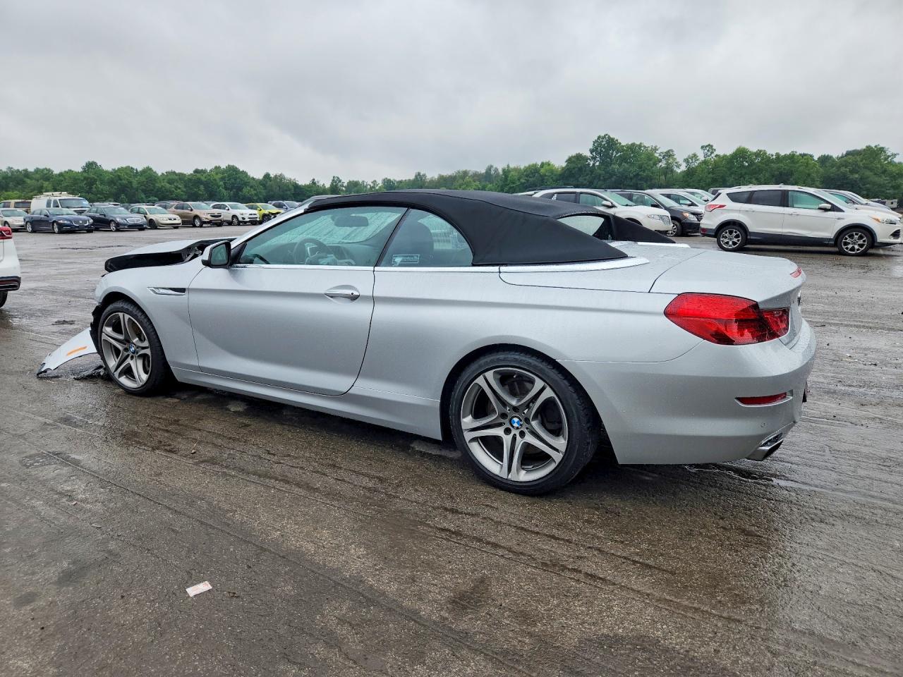 2012 Bmw 650 I Серебряный vin: WBALZ3C52CDL71991