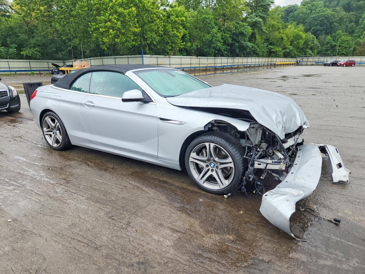 2012 Bmw 650 I Серебряный vin: WBALZ3C52CDL71991