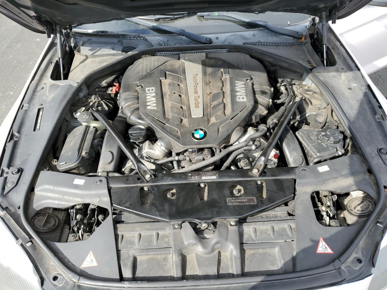 2012 Bmw 650 I White vin: WBALZ3C52CDL72512