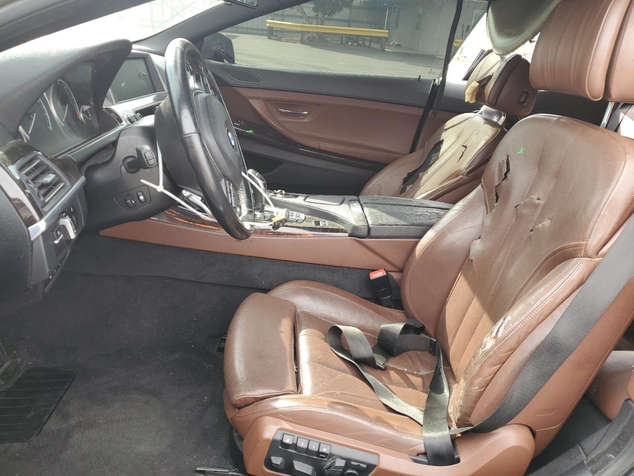 2012 Bmw 650 I White vin: WBALZ3C52CDL72512