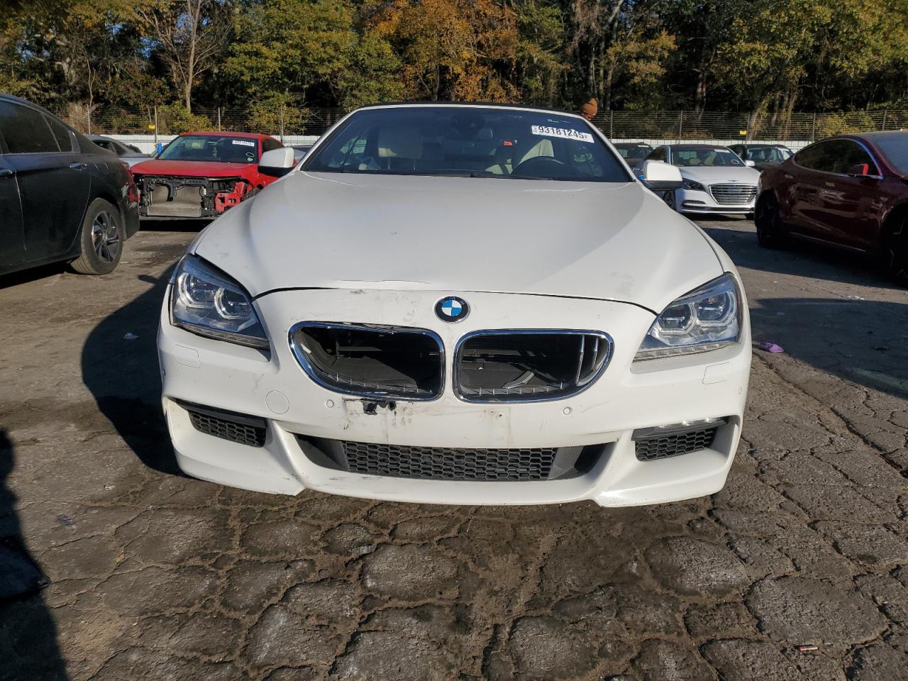 2012 Bmw 650 I Белый vin: WBALZ3C52CDL73191