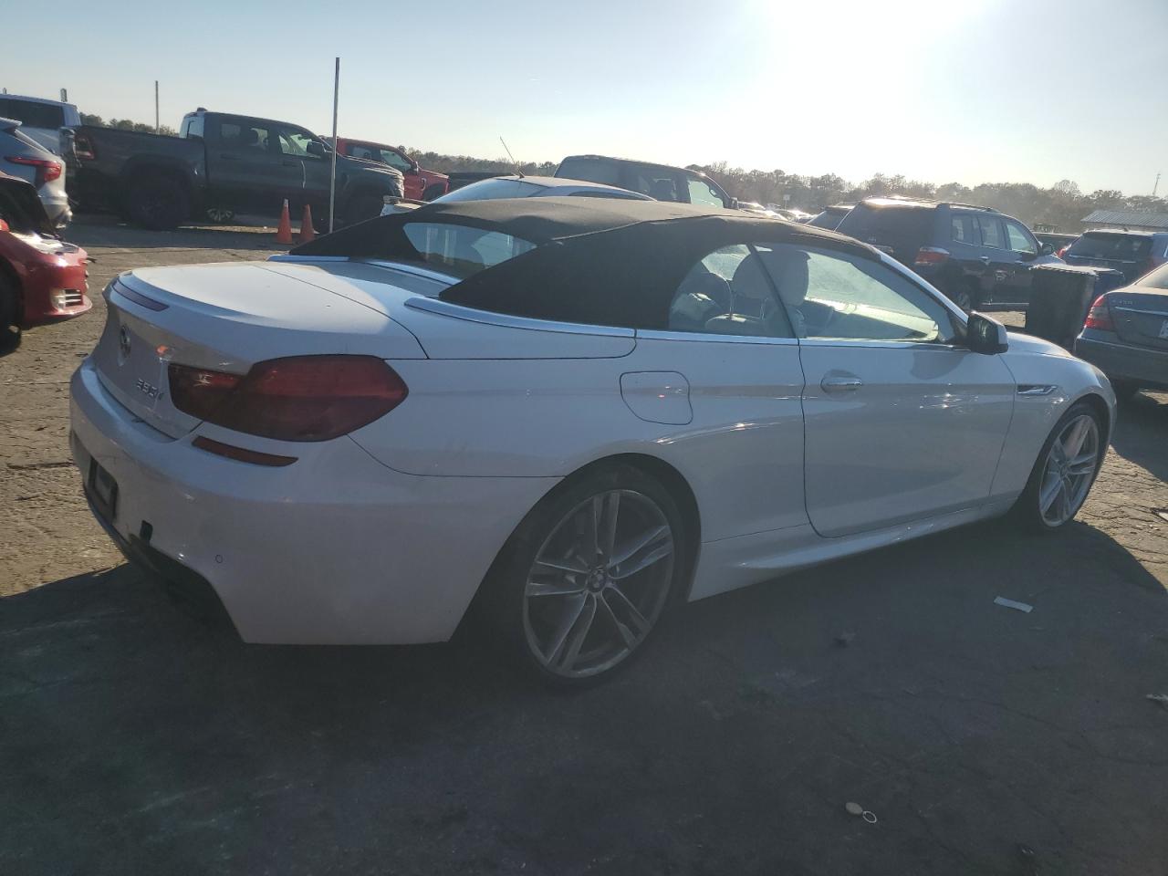 2012 Bmw 650 I Белый vin: WBALZ3C52CDL73191
